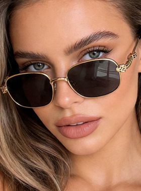 保罗雷朋官网卡家新款金属方形墨镜复古豹子头镜腿2026潮流太阳眼