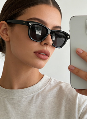 保罗雷朋官网日系网红同款墨镜男款痞帅复古潮黄色夜视街拍太阳眼