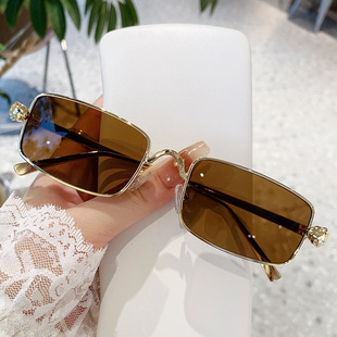 保罗雷朋官网新款 金属方形复古墨镜男潮小镜片太阳镜女网红凹造型