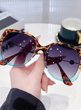 保罗雷朋官网时尚大框新款太阳镜跨境ins欧美复古墨镜 模特走秀街