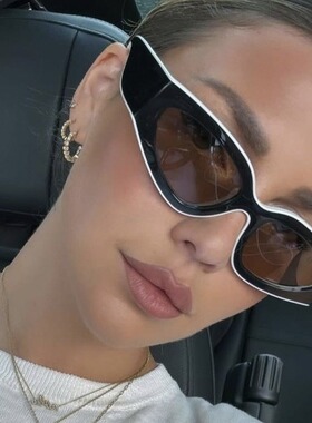 保罗雷朋官网欧美撞色描边高级感太阳镜女猫眼墨镜2025新款潮流百