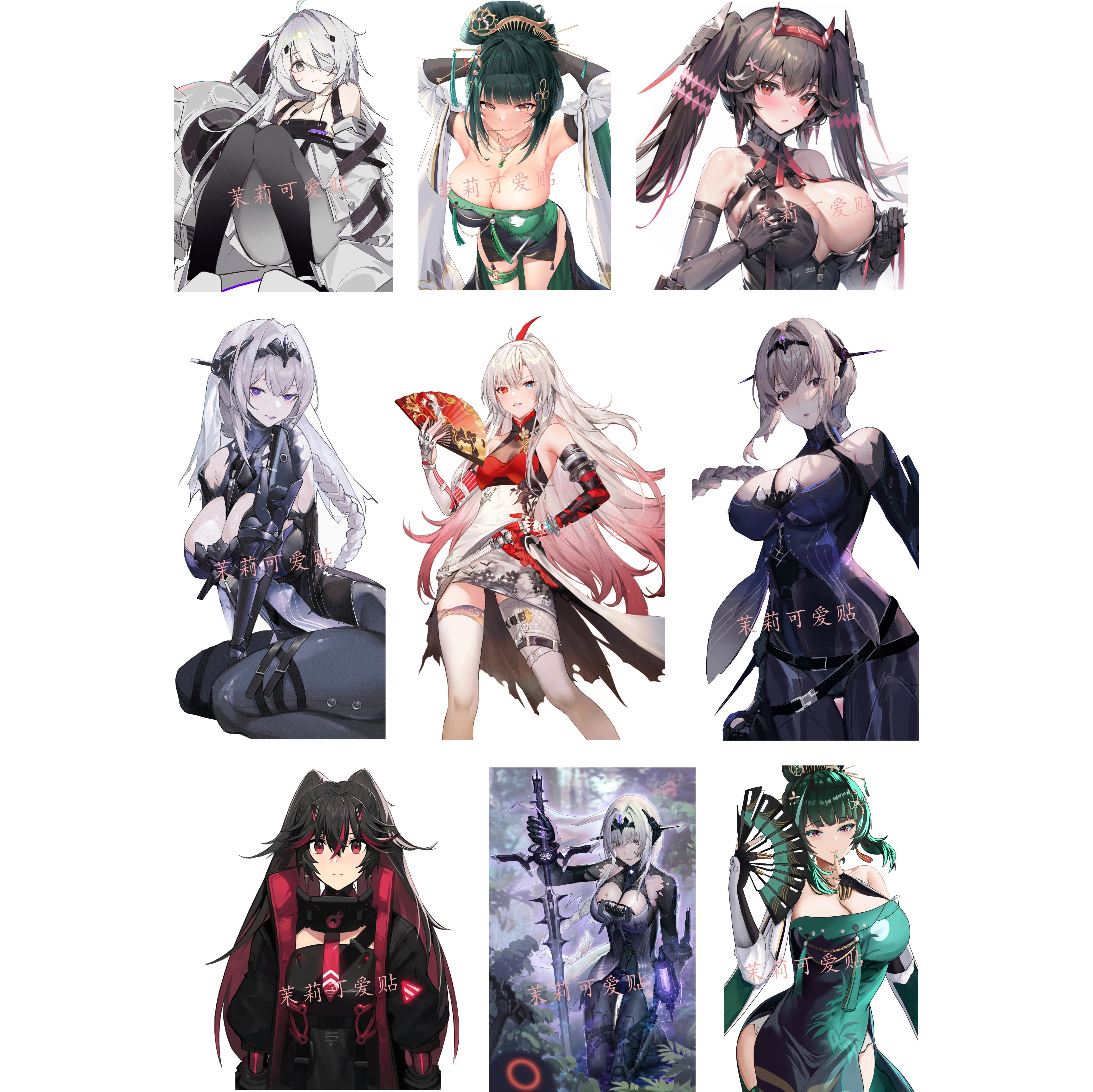 战双帕弥什比安卡深痕含英笔记本电脑手机周边行李箱旅行箱贴纸