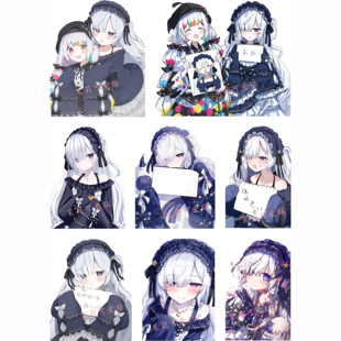 魔法少女的魔女审判夏目安安周边二次元笔记本电脑手机行李箱贴纸