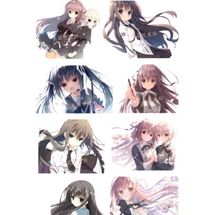 樱之诗夏目蓝本间心铃御樱禀樱之刻周边笔记本电脑手机行李箱贴纸