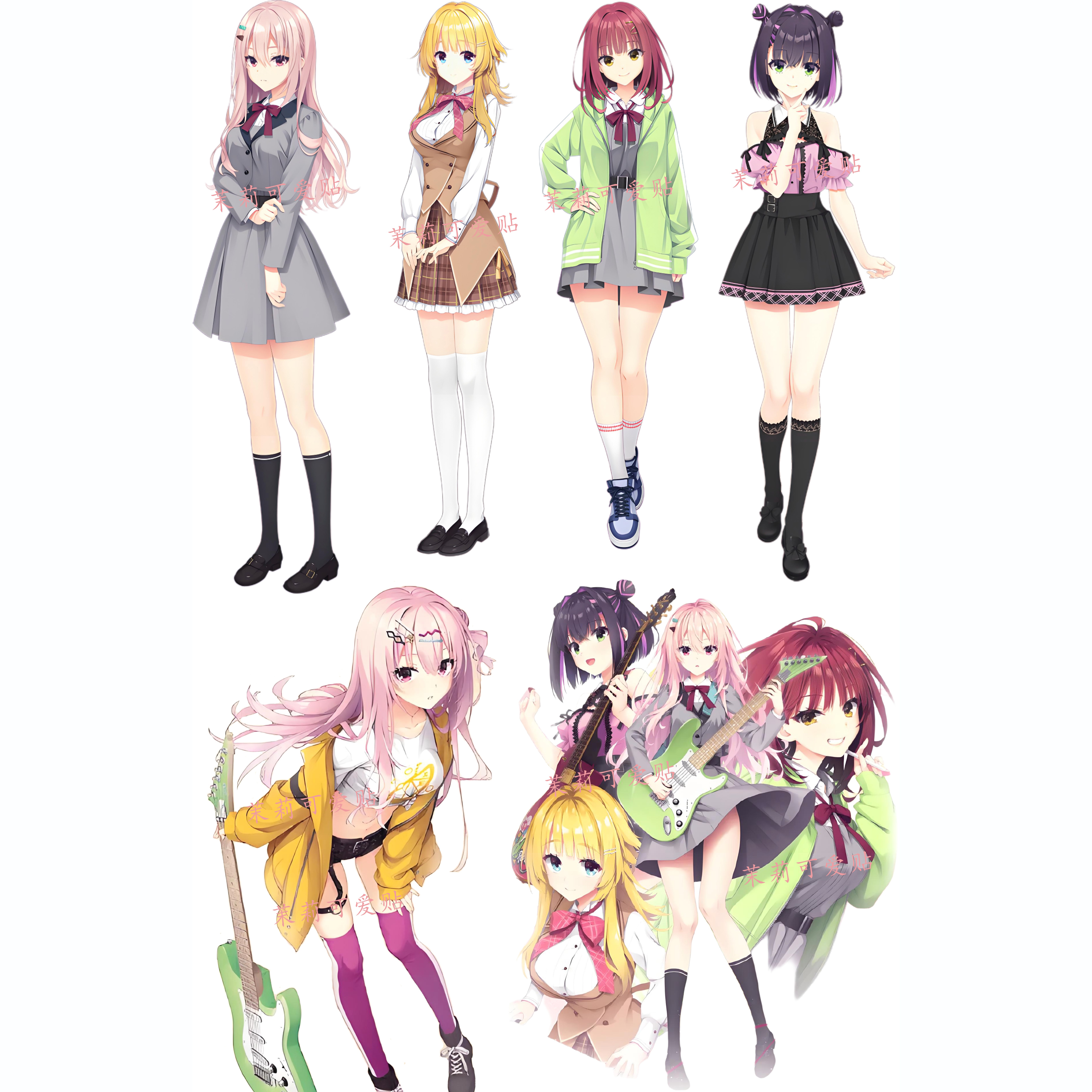 柚子社阳见惠凪笔记本行李箱贴纸