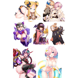 fgo命运冠位指定阿比盖尔酒吞童子笔记本手机行李箱旅行箱贴纸