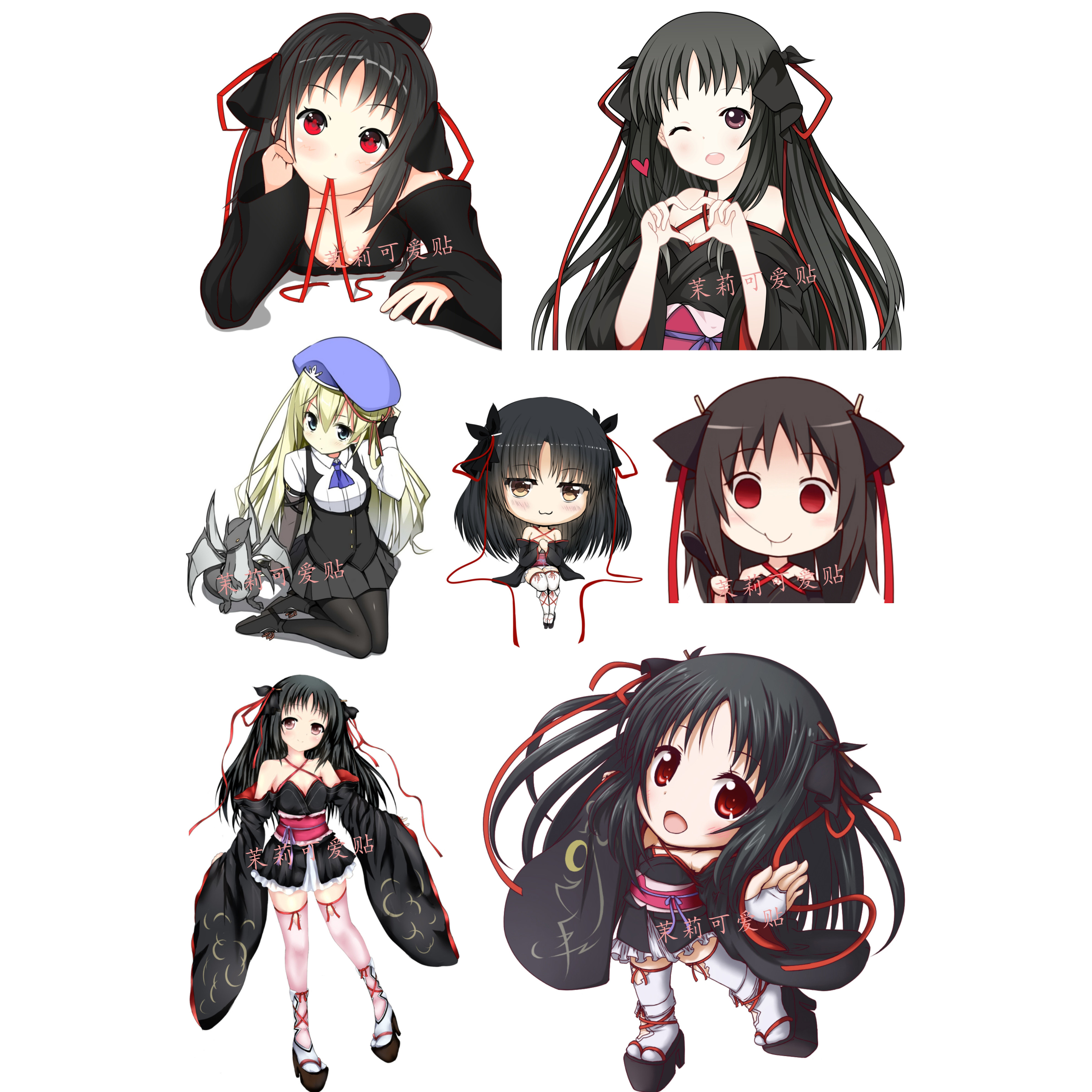 机巧少女不会受伤动漫笔记本电脑手机防水行李箱旅行箱拉杆箱贴纸