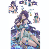 原神菈乌玛周边游戏二次元 笔记本电脑手机防水行李箱旅行箱贴纸