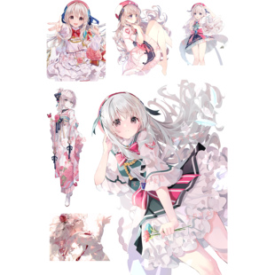 Arcaea韵律源点宿命光对立周边二次元笔记本电脑手机行李箱贴纸