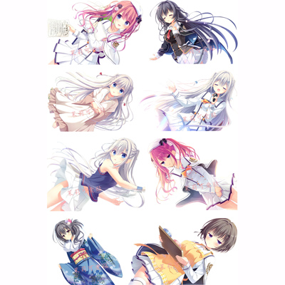 初音岛5笔记本电脑行李箱贴纸