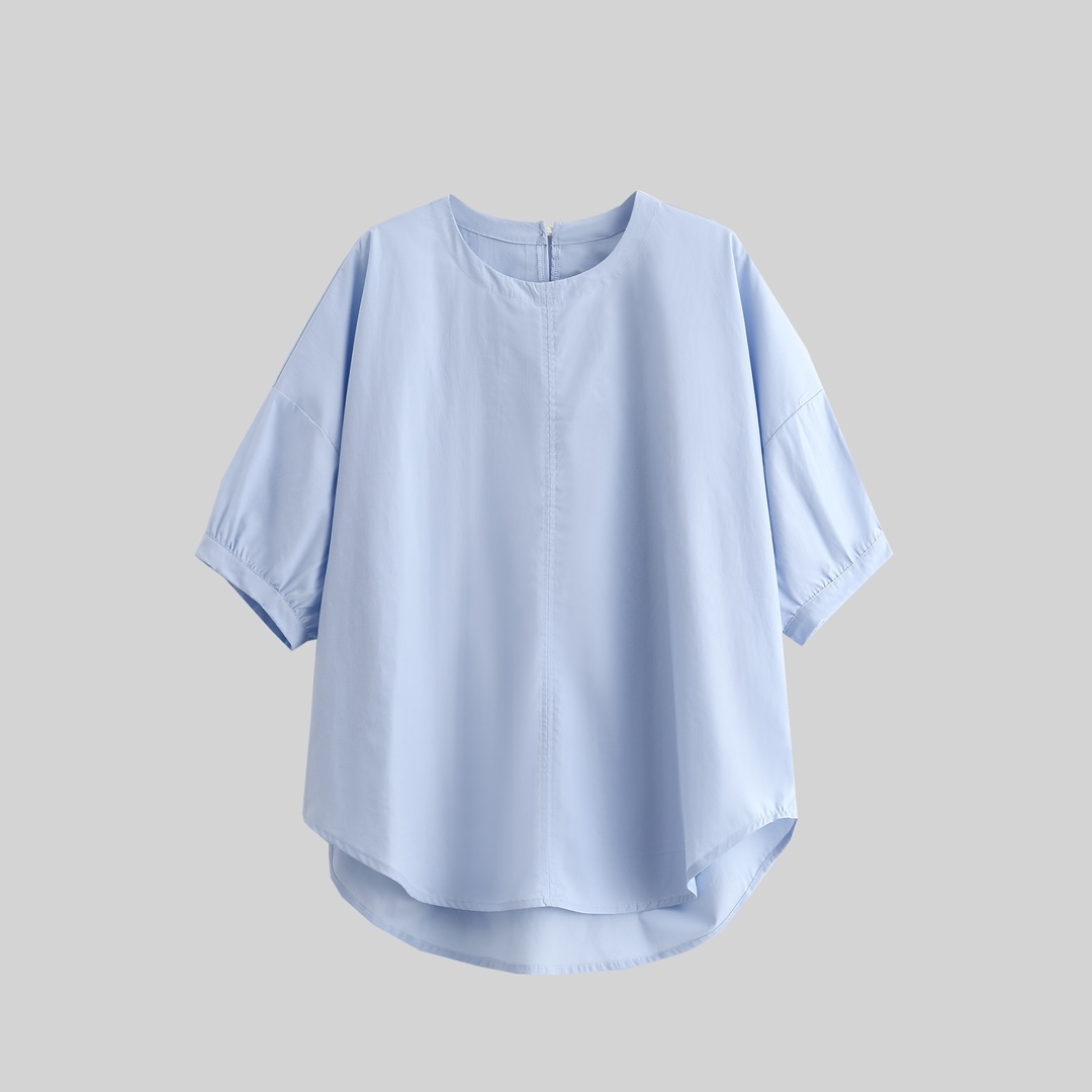 夏季天丝半袖衬衣女宽松大码