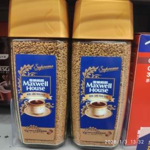 (4香港进口顺丰)麦斯威尔精选咖啡170g黑冻干溶代式货版购MAXWELL