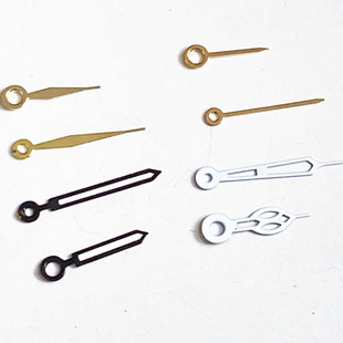 适配751石英机芯两针手表表针762针1062黑色银色红色金色手表配件