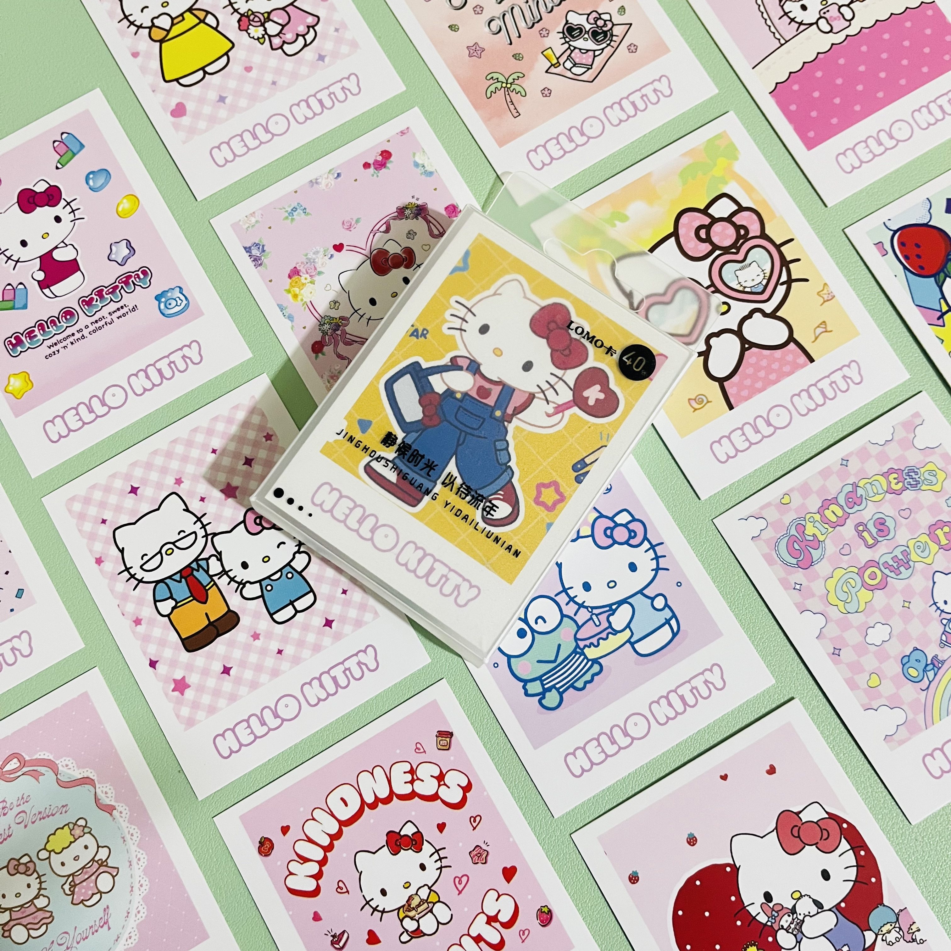 HelloKitty新款lomo卡三丽鸥KT猫卡通动漫周边高清收