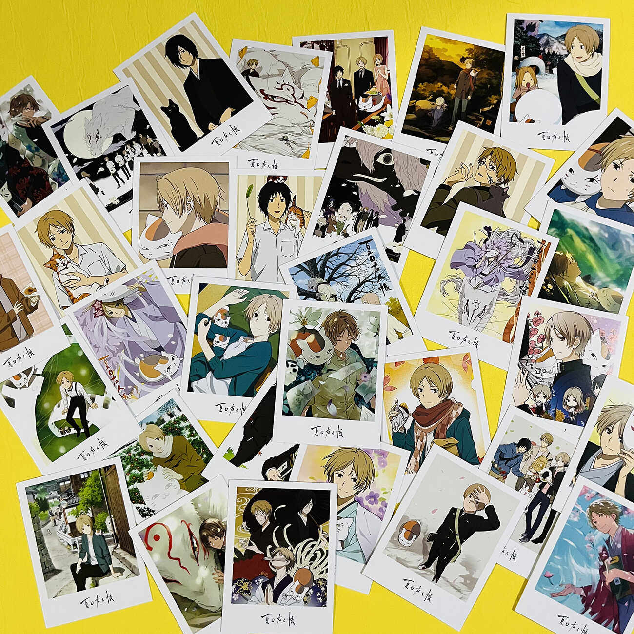 夏目友人帐lomo卡猫咪老师夏目贵志二次元动漫周边高清留言小卡片