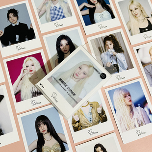 宋雨琦新款lomo卡 明星周边同款亲笔签名写真照片留言小卡片贺卡