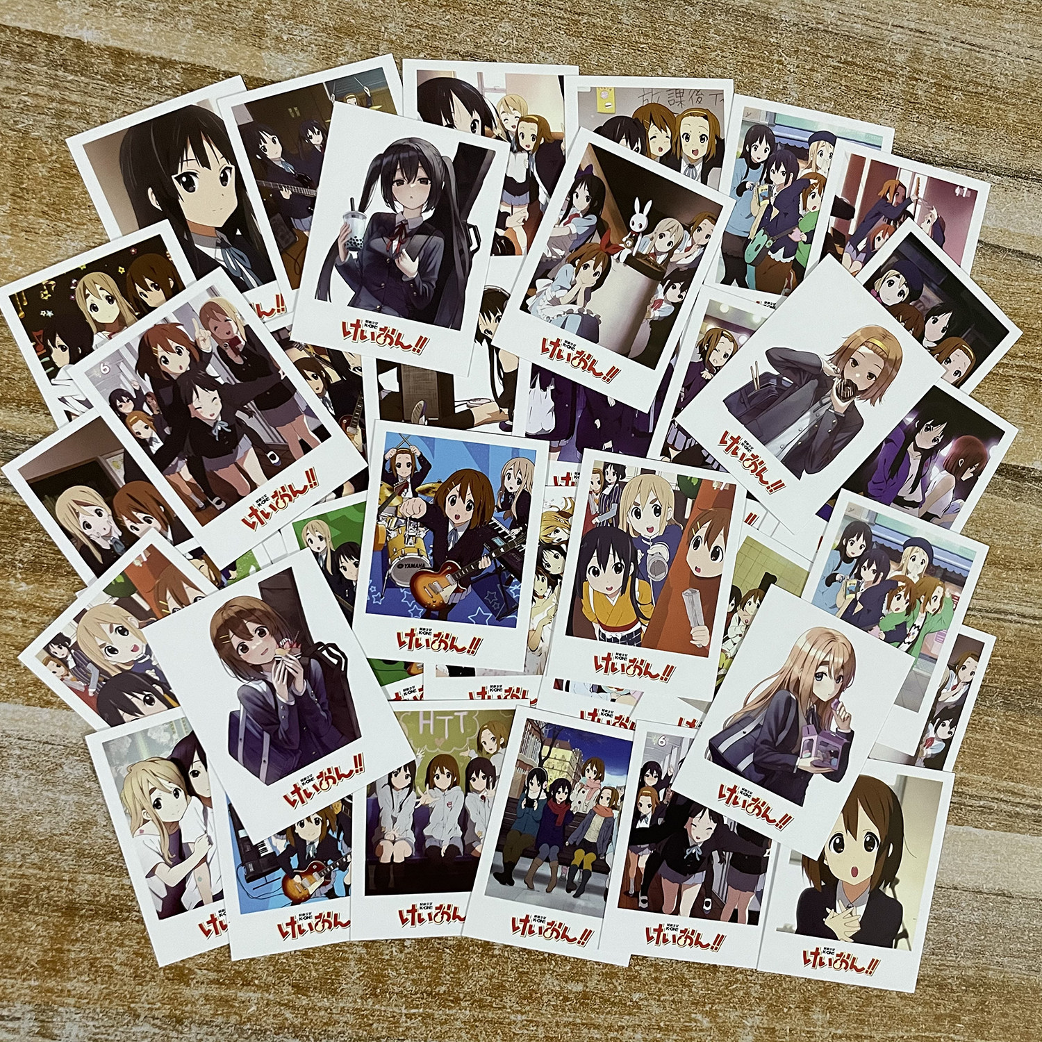 轻音少女精美lomo卡平泽唯秋山澪琴吹二次元周边留言小卡片贺卡