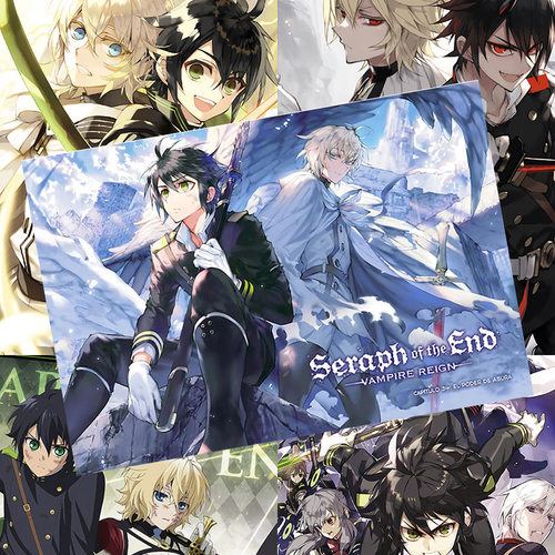 终结的炽天使海报一濑红莲百夜米迦尔二次元房间装饰宿舍卧室壁纸