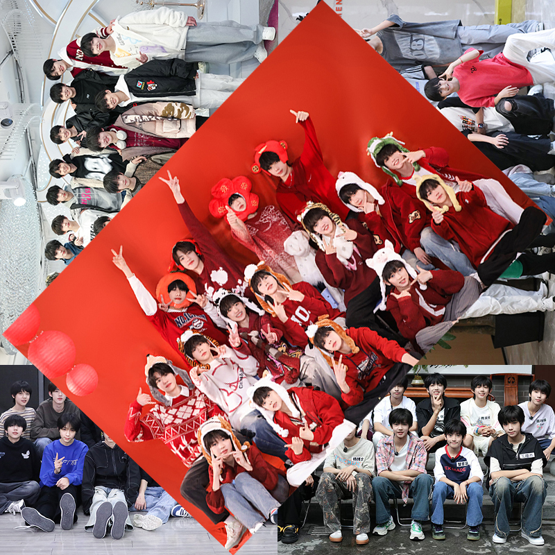 TF家族四代海报陈奕恒张桂源左奇函明星周边高清房间墙贴卧室壁纸