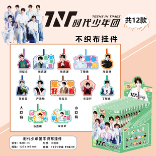 TNT时代少年团不织布挂件盲盒 明星周边高清盲抽盲袋大号书包挂饰