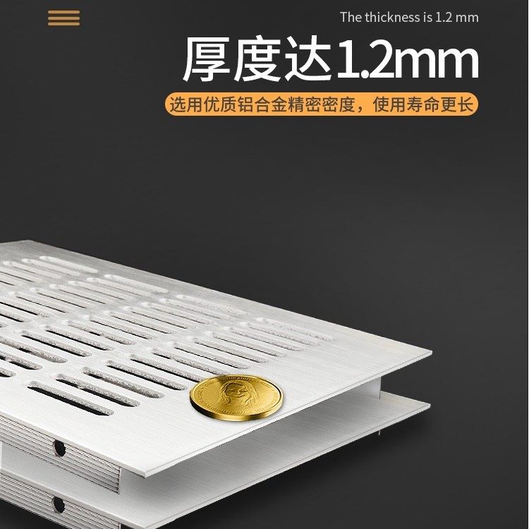 铝合金橱柜透气网燃气衣柜鞋柜通风装饰柜门格栅网格散热透气孔盖,基础建材,线孔盖,淘宝优惠券,粉丝福利购,淘宝优惠卷