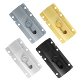 木门防盗免打孔插销推拉门门锁铝合金明装 门栓卫生间门扣门销闩锁