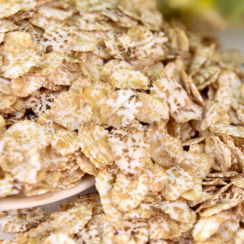 塞久粮青稞片冲泡即食方便食用500克 原味五谷杂粮营养早晚餐代餐