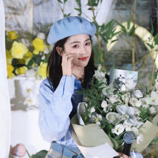 白鹿同款羊毛贝雷帽女夏季小头围八角帽画家帽子女款2026新款春秋