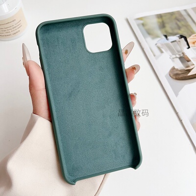 适用iphone11手机壳液态硅胶苹果x保护套iphonexr壳iphone11promax半包iphonexsmax纯色11pro散热简约壳