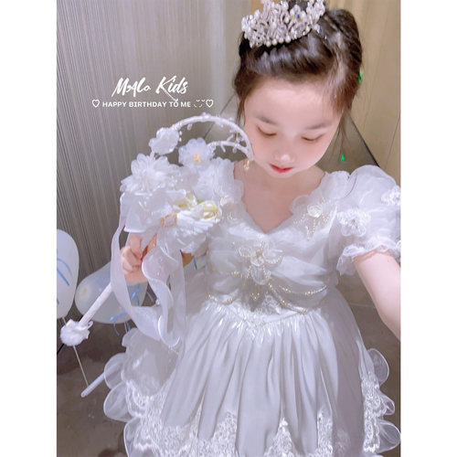 高定款女童绝美公主裙生日礼服裙