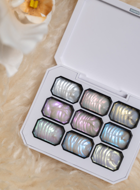 沐瑶九宫格梦幻肌理甲油胶秋冬指甲梦幻丝绸立体纹理造型胶美甲