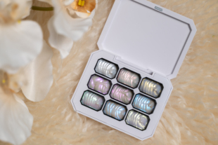 沐瑶九宫格梦幻肌理甲油胶秋冬指甲梦幻丝绸立体纹理造型胶美甲