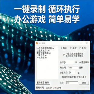 鼠标键盘录制模拟连点器按键精灵电脑版大侠挂机教程防封脚本定制