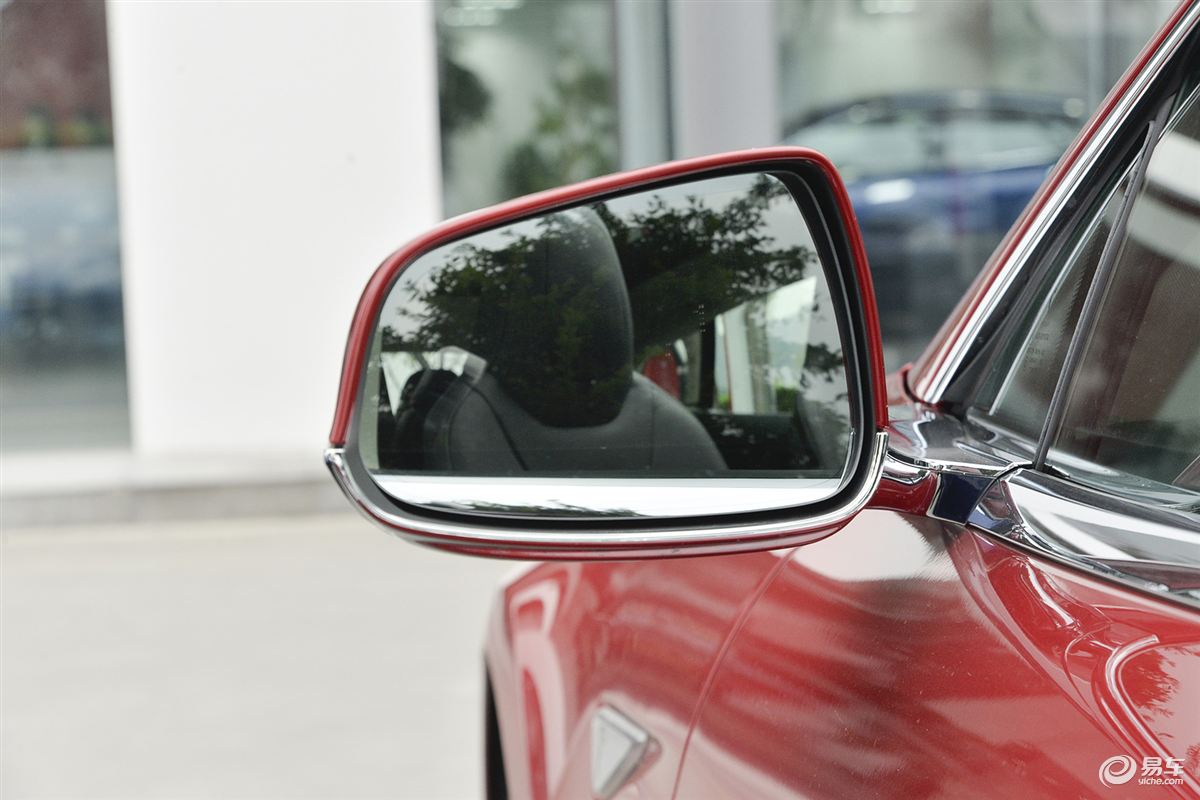 适用特斯拉Model S后视镜片大视野白镜蓝镜防眩目反光镜倒车镜片