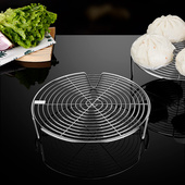 304不锈钢蒸盘蒸笼蒸屉电饭煲蒸架隔水蒸片家用小电锅篦子炒锅架