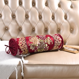 糖果枕圆柱形抱枕脚枕美容院用颈椎枕沙发用圆形枕头可拆洗