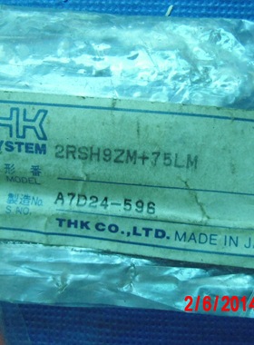 议价2RSH9ZMUU-75LM实物现货 原装日本THK 1406011