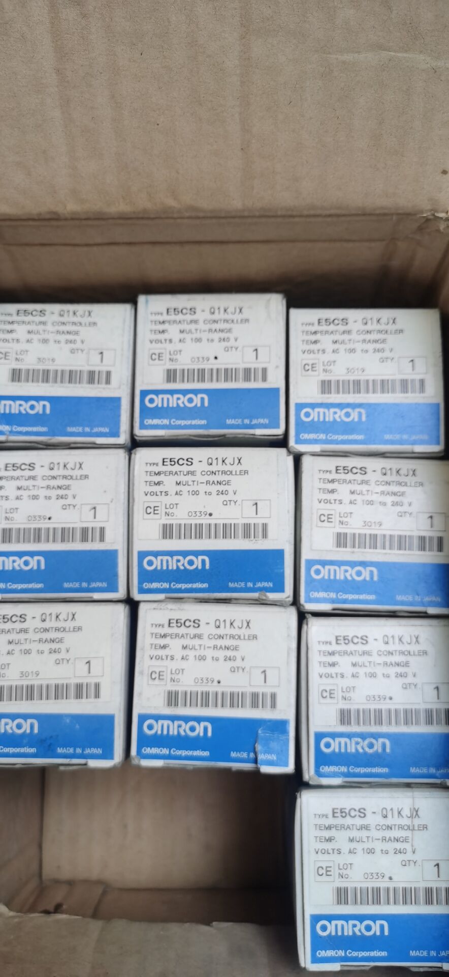 议价 OMRON欧姆龙 原装全新 现货供应   E5CS-Q1KJX     10P