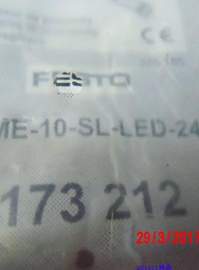 议价FESTO费斯托 原装现货 电磁阀  SME-10-SL-LED-24 173212