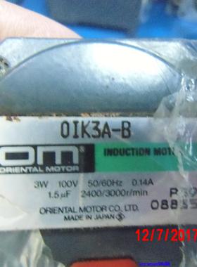 OM OIK3GN-B 0GN3GN-A  议价 原装现货 减速箱马达