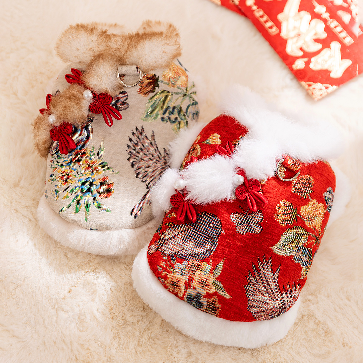 狗狗衣服喜上眉梢新年唐装马甲小型犬比熊秋冬款宠物喜庆过年冬装,宠物/宠物食品及用品,狗宠物服装/雨衣,淘宝优惠券,粉丝福利购,淘宝优惠卷