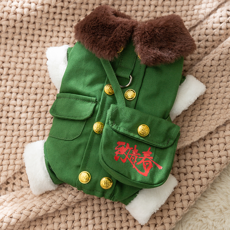 东北军大衣四脚棉衣#加厚又保暖