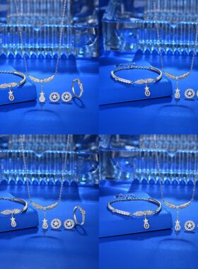 纯银项链ss纯银女纯银橄榄枝