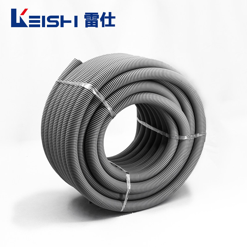 香港港版塑膠灰軟喉20/25/32mm PVC波纹管电工穿线管加厚灰色_虎窝淘