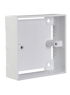 PD30浅胶箱/孖位浅胶箱出口香港澳门港版 明装开关盒英标BS4607