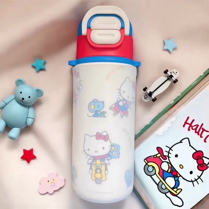7.5透明硅胶杯套山姆hellokitty500ml保温杯垫防摔儿童水壶保护套