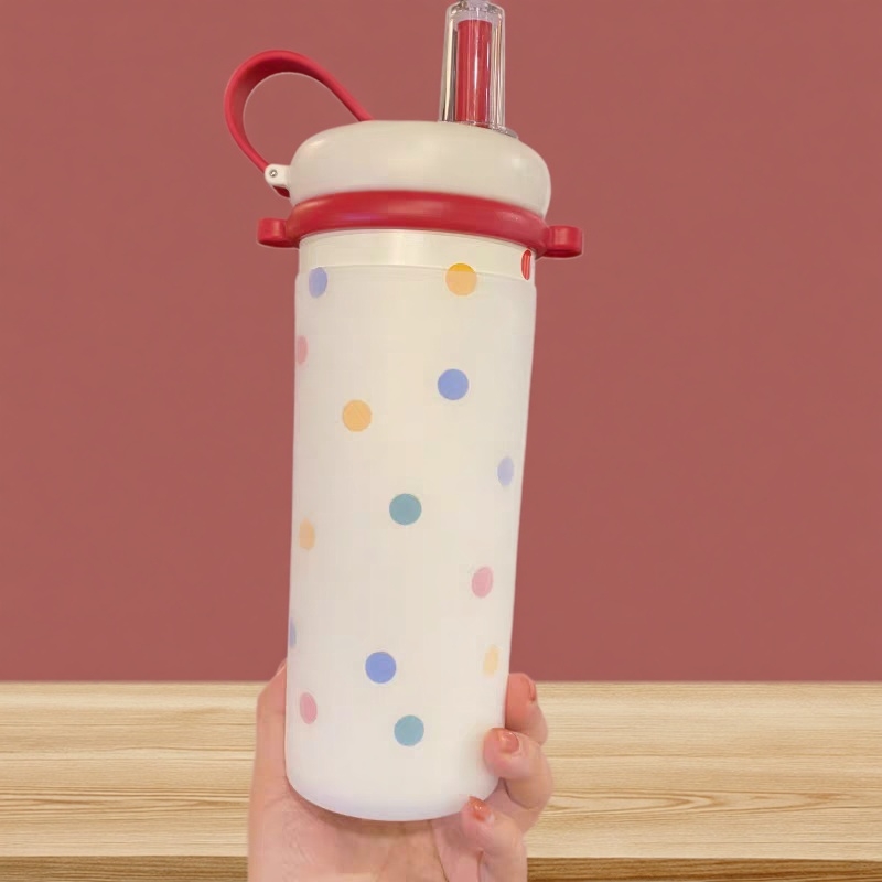 7.5cm透明硅胶杯套世大家730ml吸管保温杯杯垫防摔防烫水壶保护套