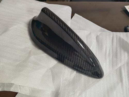 适用于宝马3系F30 F35干碳纤维天线盖320Li改装鲨鱼鳍天线盖