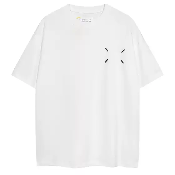 Logo Alphanumeric Printed Short Sleeved T-Shirt