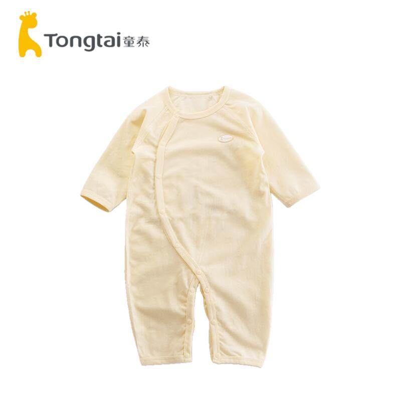 童泰春夏新款3-24月婴幼儿男女宝宝纯棉薄款偏开蛤衣连体衣爬服,童装/婴儿装/亲子装,连身衣/爬服/哈衣,淘宝优惠券,粉丝福利购,淘宝优惠卷